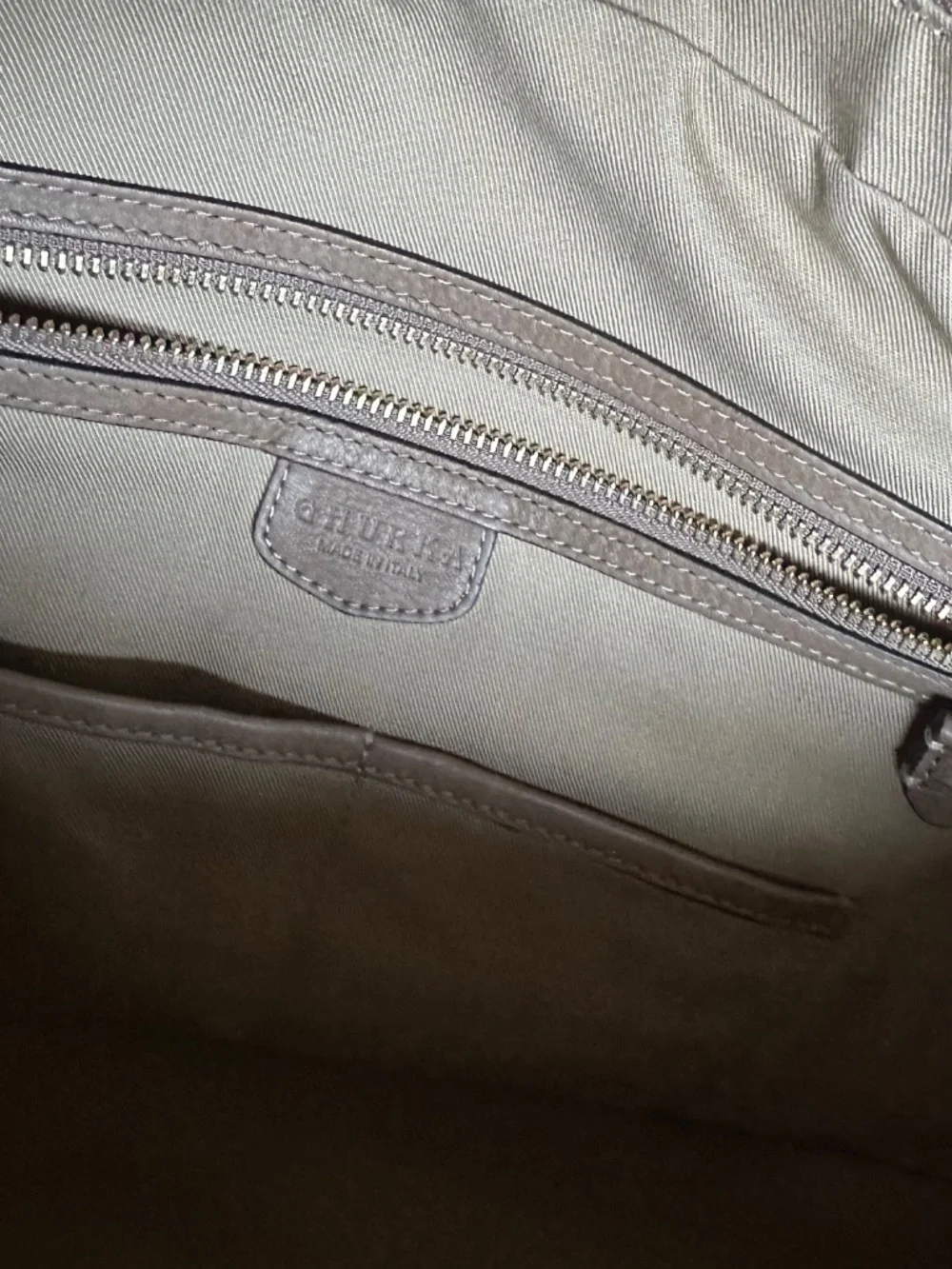 Ghurka leather briefcase. “Vestry”